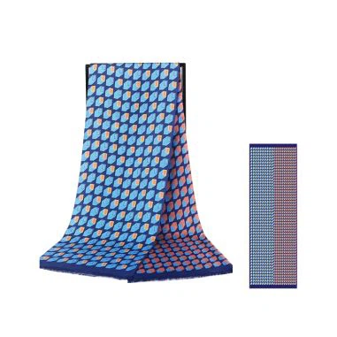 ผ้าพันคอผ้าไหมสำหรับผู้ชายสองชั้น